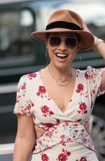 MYLEENE KLASS Arrives at Her Smooth Radio Show in London 08/18/2020
