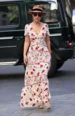 MYLEENE KLASS Arrives at Her Smooth Radio Show in London 08/18/2020