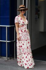 MYLEENE KLASS Arrives at Her Smooth Radio Show in London 08/18/2020