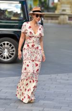 MYLEENE KLASS Arrives at Her Smooth Radio Show in London 08/18/2020