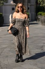 MYLEENE KLASS Arrives at Smooth Radio in London 08/10/2020