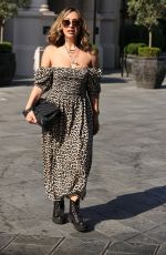 MYLEENE KLASS Arrives at Smooth Radio in London 08/10/2020