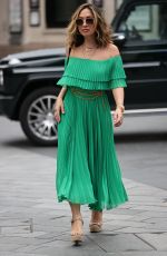MYLEENE KLASS Arrives at Smooth Radio in London 08/14/2020