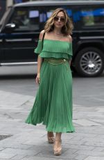 MYLEENE KLASS Arrives at Smooth Radio in London 08/14/2020