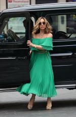 MYLEENE KLASS Arrives at Smooth Radio in London 08/14/2020