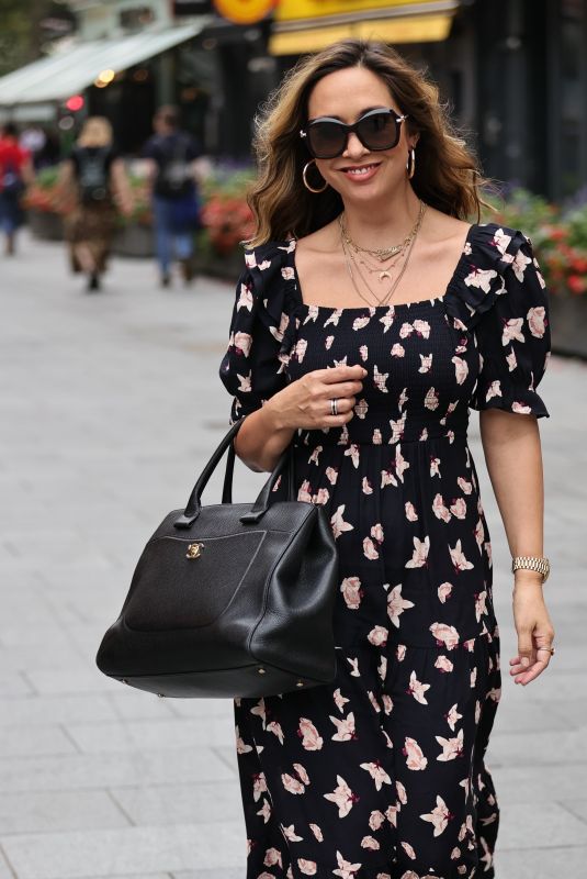 MYLEENE KLASS Arrives at Smooth Radio in London 08/15/2020