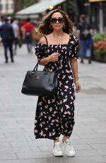 MYLEENE KLASS Arrives at Smooth Radio in London 08/15/2020