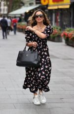 MYLEENE KLASS Arrives at Smooth Radio in London 08/15/2020
