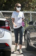 NATALIE PORTMAN Out Hiking at Griffith Park in Los Feliz 08/12/2020