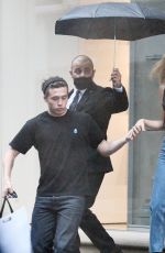 NICOLA PELTZ and Brooklyn Beckham Leaves Victoria Beckham