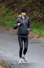 NICOLE KIDMAN Out Jogging in Byron Bay 08/15/2020