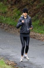 NICOLE KIDMAN Out Jogging in Byron Bay 08/15/2020