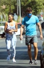 NICOLE SCHERZINGER Heading to a Private Gym in Los Angeles 08/26/2020