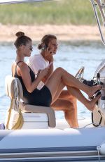 NINA AGDAL at a Motor Boat in ThH hamptons 08/10/2020