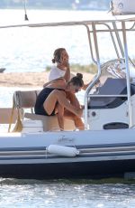 NINA AGDAL at a Motor Boat in ThH hamptons 08/10/2020