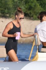 NINA AGDAL at a Motor Boat in ThH hamptons 08/10/2020