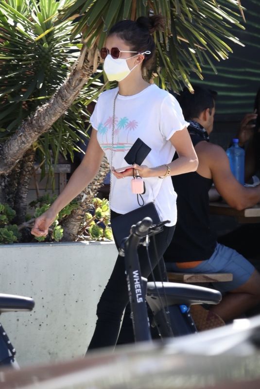 NINA DOBREV at Erewhon Market in Los Angeles 08/11/2020