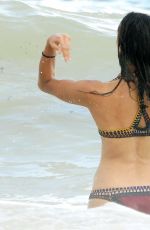 NINA DOBREV in Bikini on the Beach in Tulum 08/22/2020