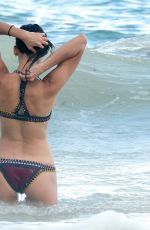 NINA DOBREV in Bikini on the Beach in Tulum 08/22/2020