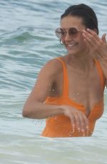 NINA DOBREV in Swimsuit at a Beach in Tulum 08/21/2020