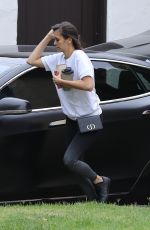 NINA DOBREV Leaves Her House in Los Angeles, August 2020