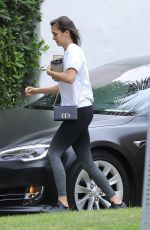 NINA DOBREV Leaves Her House in Los Angeles, August 2020