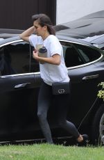 NINA DOBREV Leaves Her House in Los Angeles, August 2020