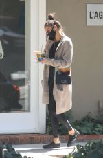 NINA DOBREV Out at Melrose Place in West Hollywood 08/06/2020