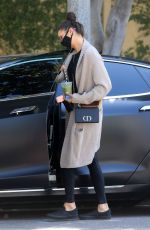 NINA DOBREV Out at Melrose Place in West Hollywood 08/06/2020