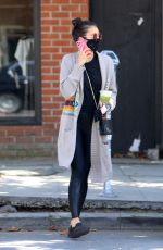NINA DOBREV Out at Melrose Place in West Hollywood 08/06/2020