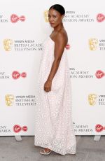 NINA TOUSSAINT-WHITE at Virgin Media British Academy Television Awards 2020 in London 07/31/2020