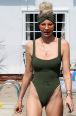 OLIVIA ATTWOOD in Swimsuit on the Set of TOWIE in Essex 08/10/2020 | picture pub