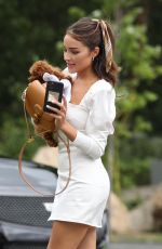 OLIVIA CULPO Out ith her Dog in Rhode Island 08/02/2020