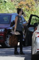 OLIVIA WILDE Arrives at Her Home in Los Angeles 08/07/2020
