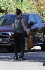 OLIVIA WILDE Arrives at Her Home in Los Angeles 08/07/2020