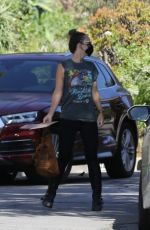 OLIVIA WILDE Arrives at Her Home in Los Angeles 08/07/2020