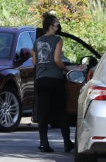 OLIVIA WILDE Arrives at Her Home in Los Angeles 08/07/2020
