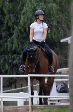 OLIVIA WILDE at Horseback Riding in Los Angeles 08/20/2020
