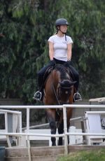 OLIVIA WILDE at Horseback Riding in Los Angeles 08/20/2020