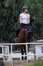OLIVIA WILDE at Horseback Riding in Los Angeles 08/20/2020