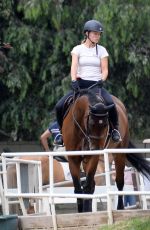 OLIVIA WILDE at Horseback Riding in Los Angeles 08/20/2020
