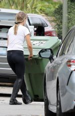 OLIVIA WILDE Outside Her Home in Los Angeles 08/13/2020