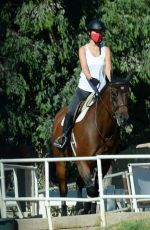 OLIVIA WILDE Riding a Horse in Thousand Oaks 08/13/2020