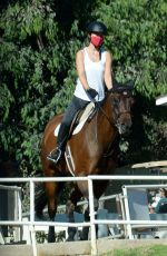 OLIVIA WILDE Riding a Horse in Thousand Oaks 08/13/2020