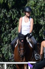 OLIVIA WILDE Riding a Horse in Thousand Oaks 08/13/2020