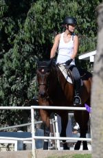 OLIVIA WILDE Riding a Horse in Thousand Oaks 08/13/2020
