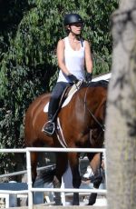 OLIVIA WILDE Riding a Horse in Thousand Oaks 08/13/2020