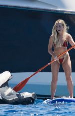 PERRIE EDWARDS in Bikini at a Boat in Spain 08/09/2020