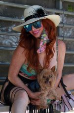 PHOEBE PRICE at a Park in Los Angeles 08/03/2020