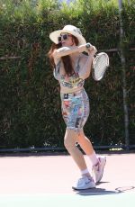 PHOEBE PRICE at a Tennis Court in Los Angeles 08/12/2020